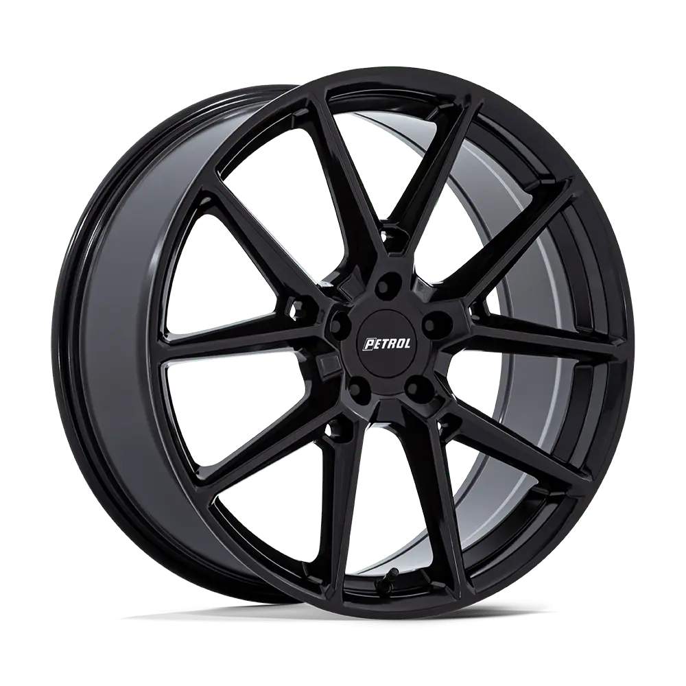Petrol Wheels PE002 P1E 19X8 5X112 ET 40mm Gloss Black