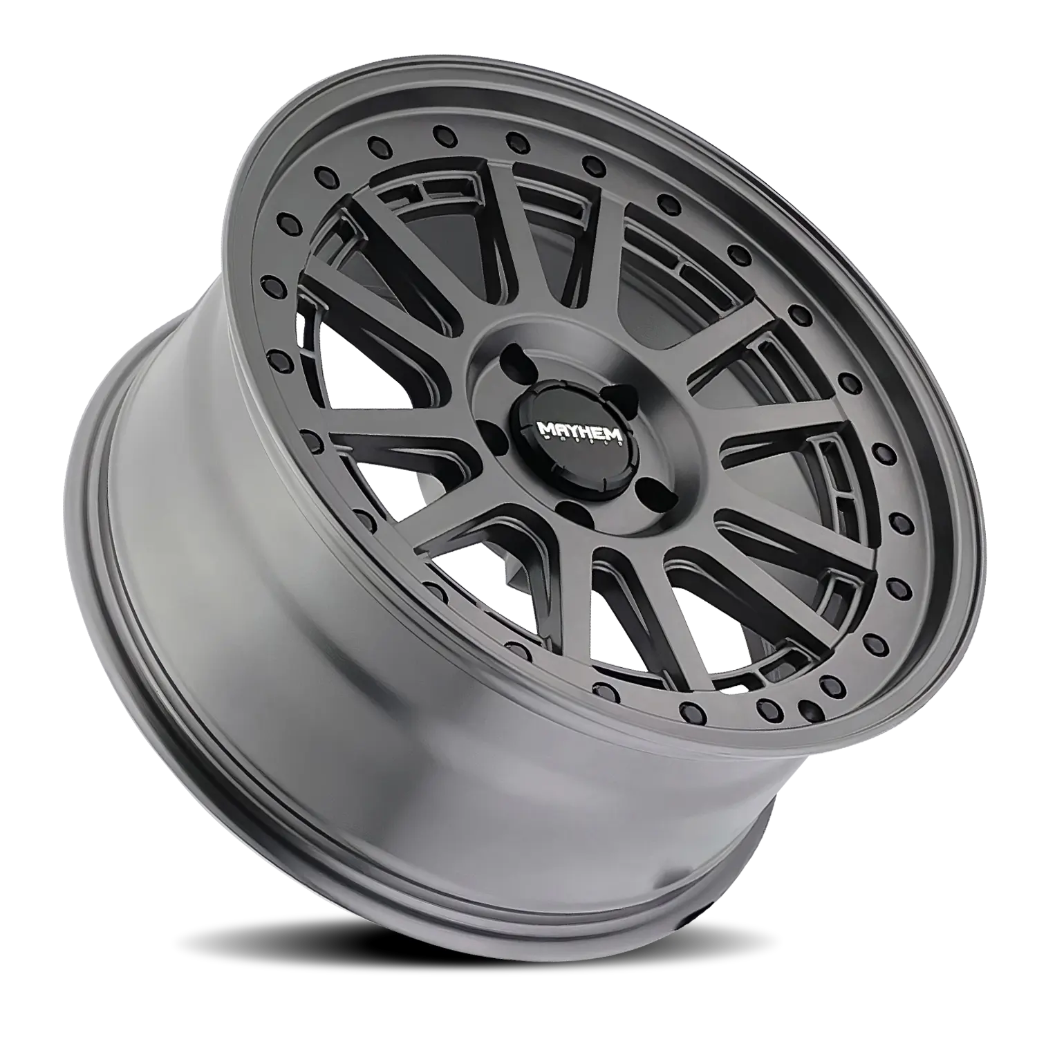 Mayhem Compass 15X7 5X100 ET 15mm Satin Gunmetal thumbnail 2