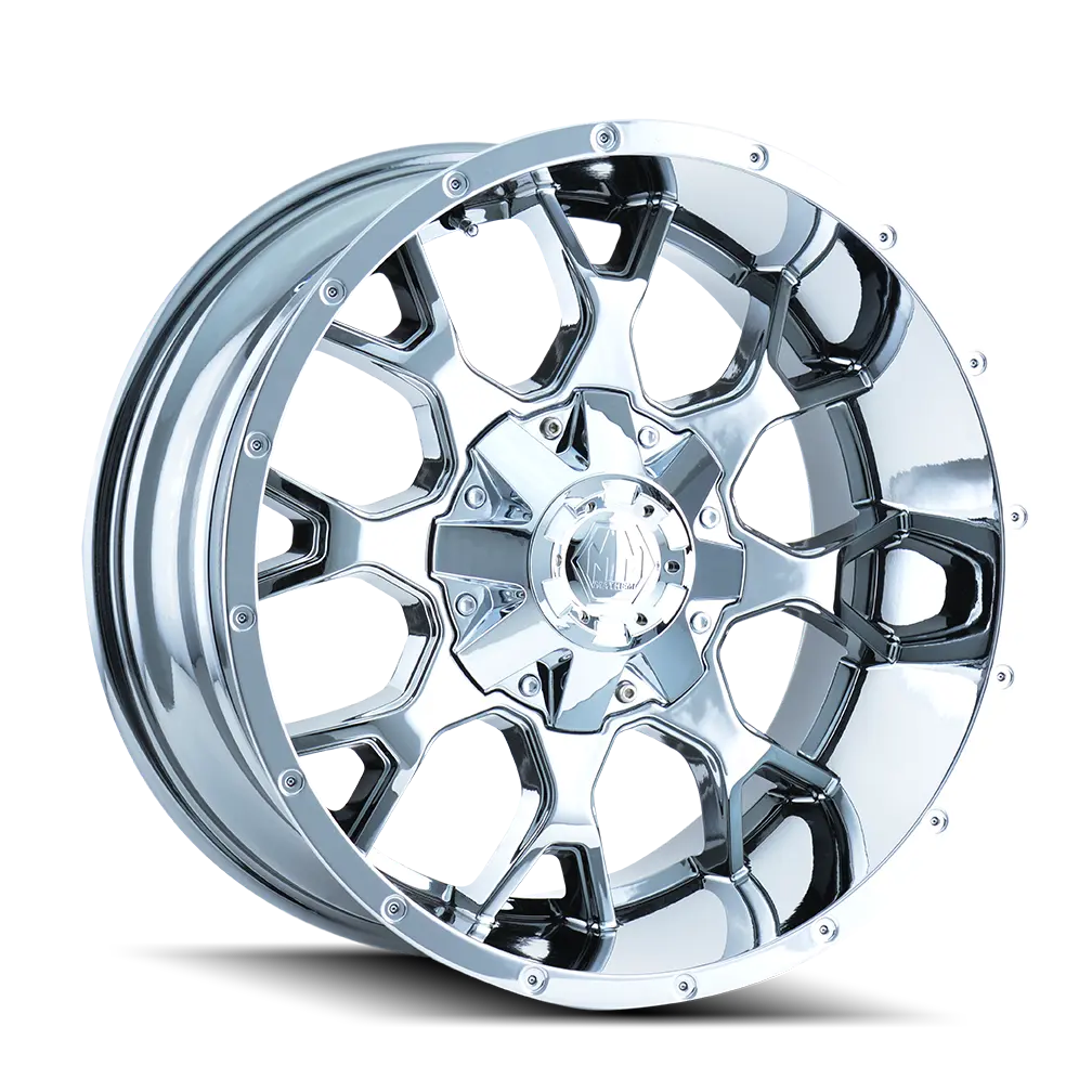 Mayhem Warrior 20X10 6X135 / 6X139.7 ET -25mm Chrome