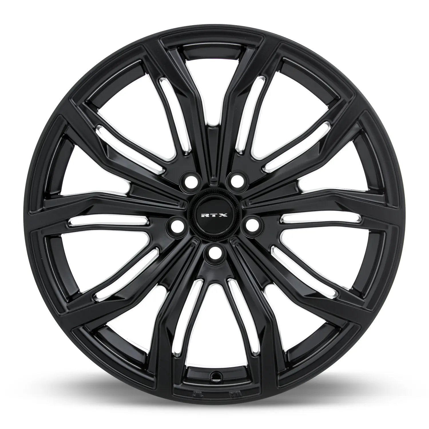 RTX Wheels Black Widow 18X8 5X115 ET 42mm Satin Black thumbnail 2