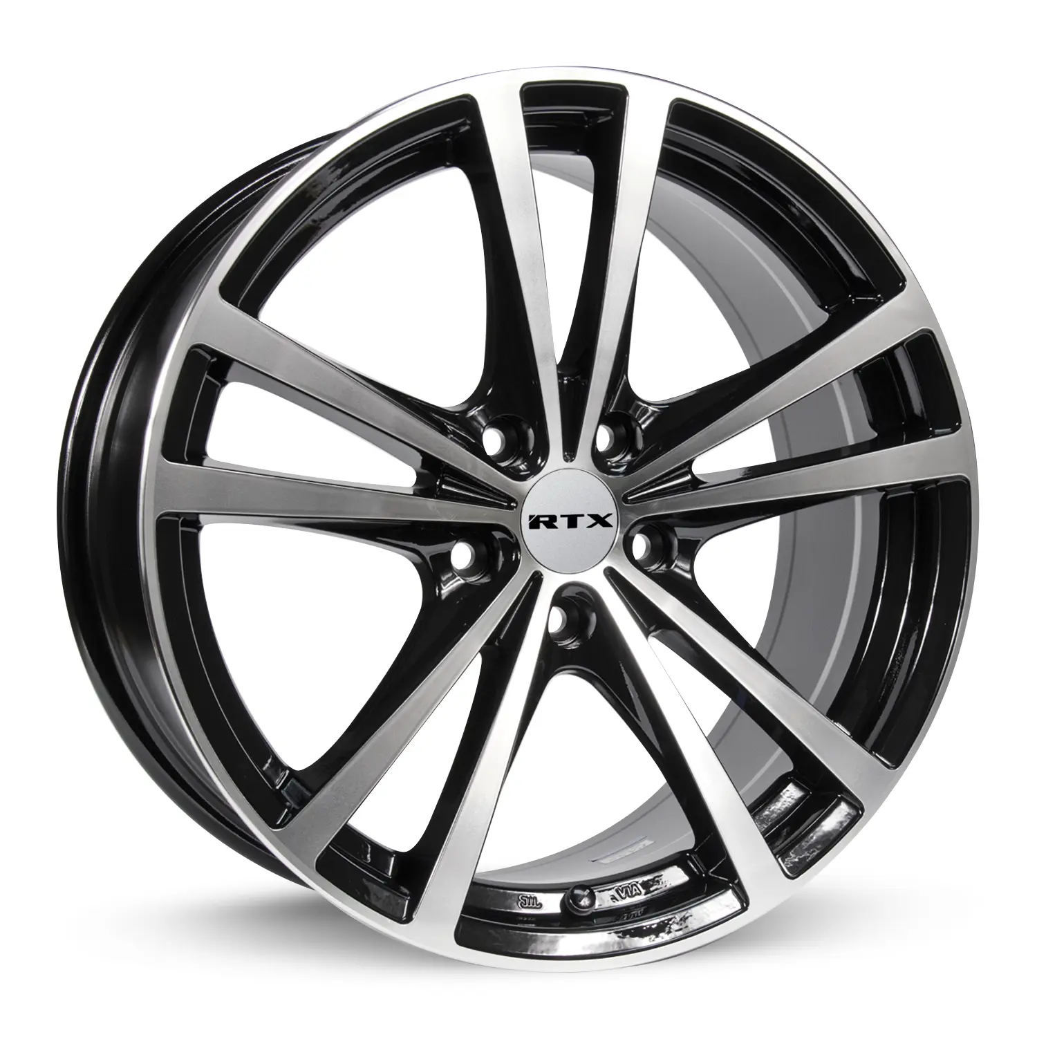 RTX Wheels Force 15X6.5 5X114.3 ET 45mm Black Machined