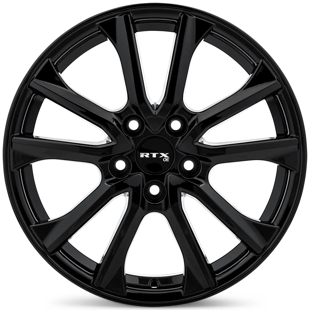 RTX Wheels Arai 16X6.5 5X114.3 ET 40mm Gloss Black thumbnail 2