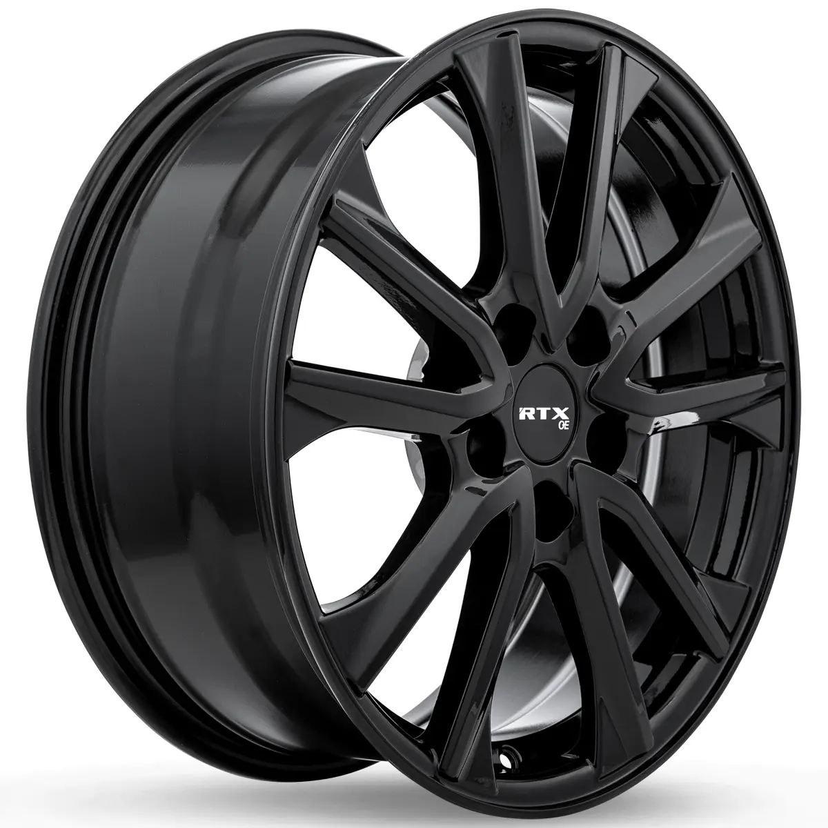 RTX Wheels Arai 16X6.5 5X114.3 ET 40mm Gloss Black thumbnail 3