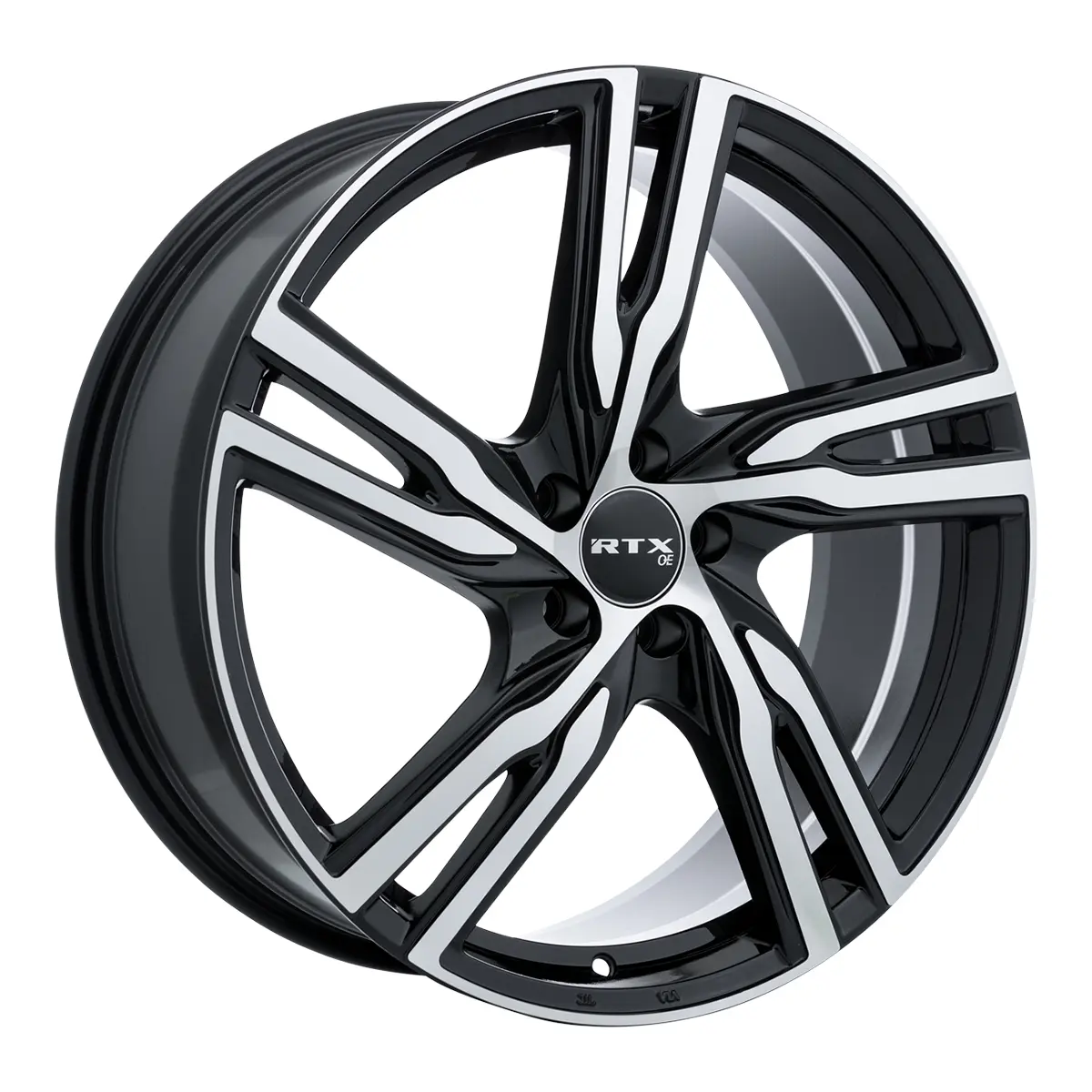 RTX Wheels Gothenburg 20X8 5X108 ET 45mm Gloss Black Machined - main product image