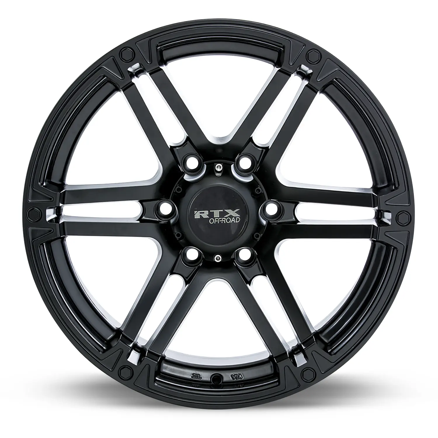 RTX Wheels Slate 17X8 6X120 ET 12mm Satin Black miniature 2