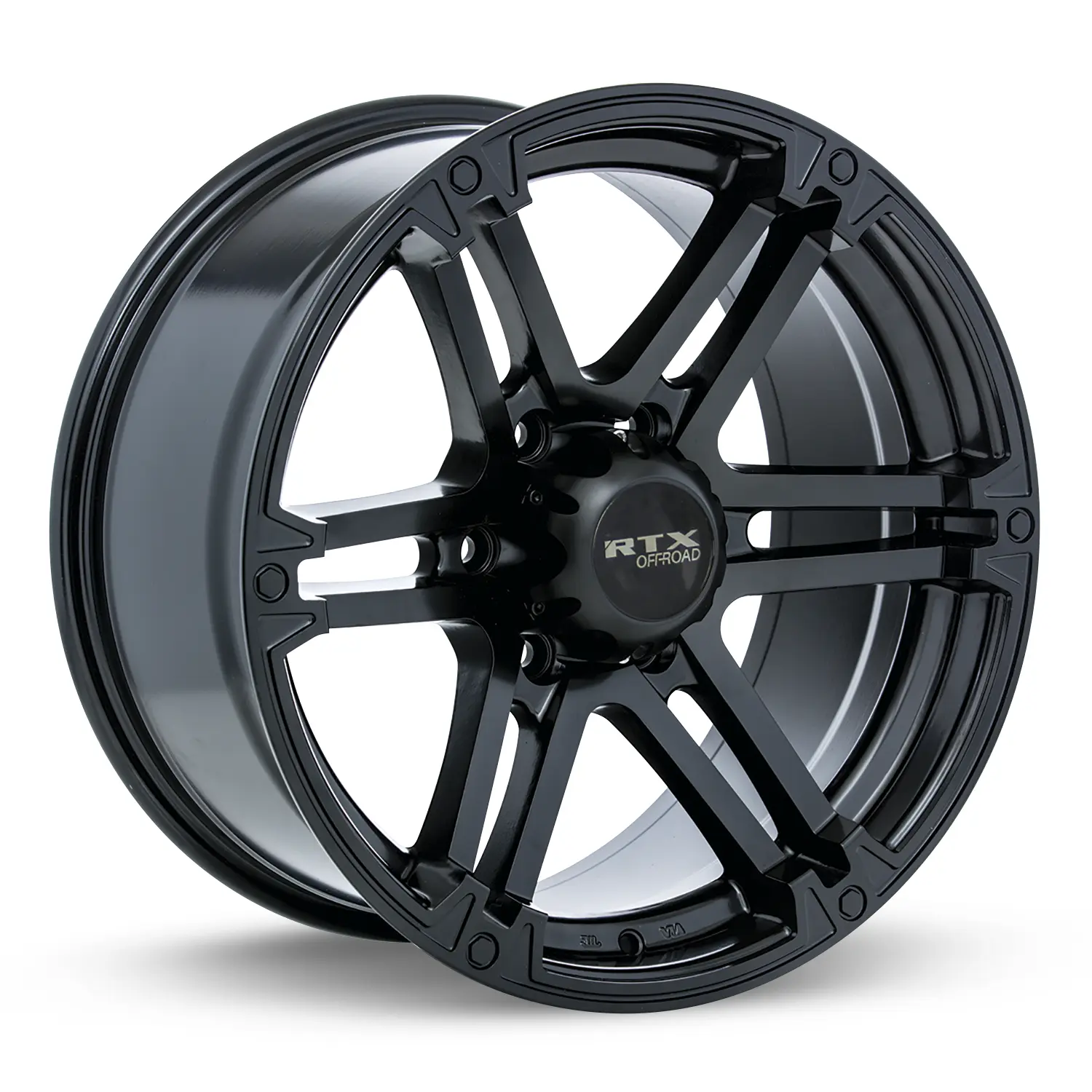 RTX Wheels Slate 17X8 6X120 ET 12mm Satin Black