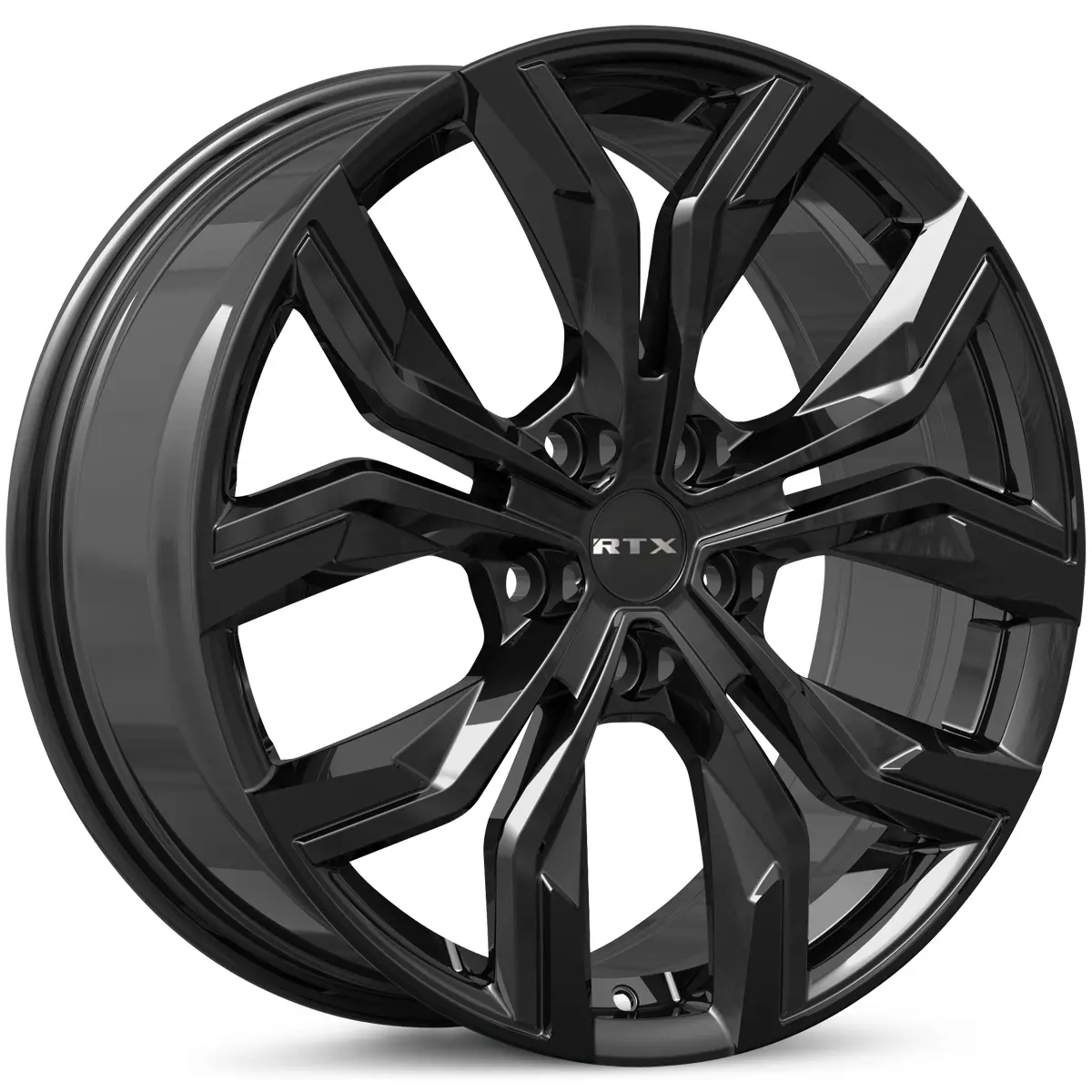 RTX Wheels Venom 18X7.5 5X108 ET 45mm Gloss Black - main product image