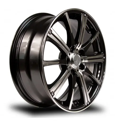RTX Wheels Spark 15X6 4X100 ET 45mm Black Machined thumbnail 3