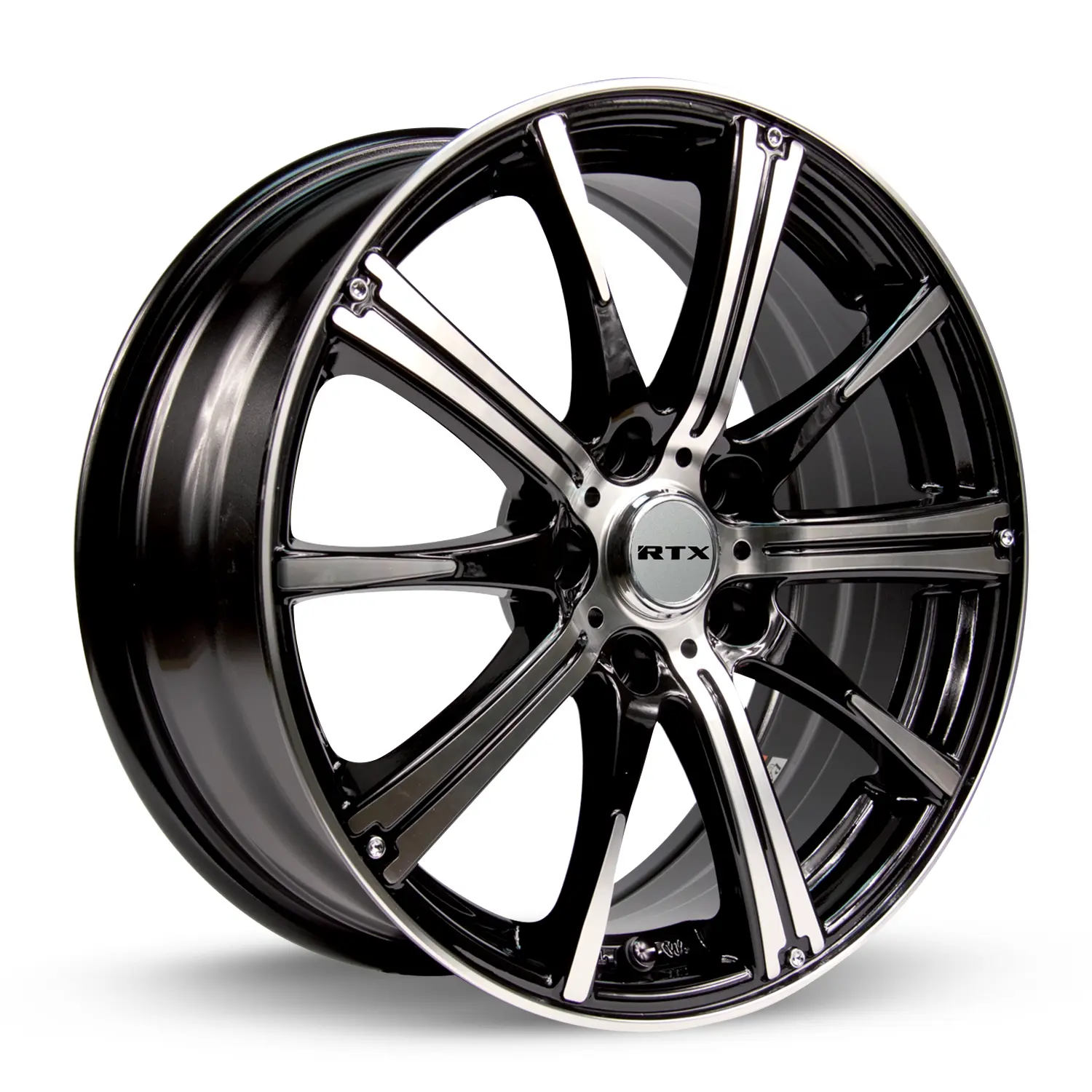 RTX Wheels Spark 15X6 4X100 ET 45mm Black Machined