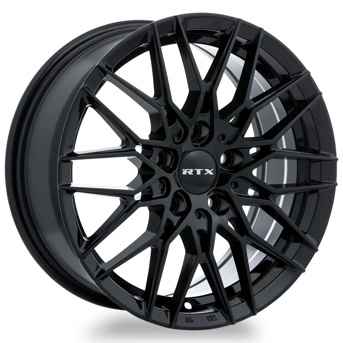 RTX Wheels V20 15X6.5 4X98 ET 40mm Gloss Black