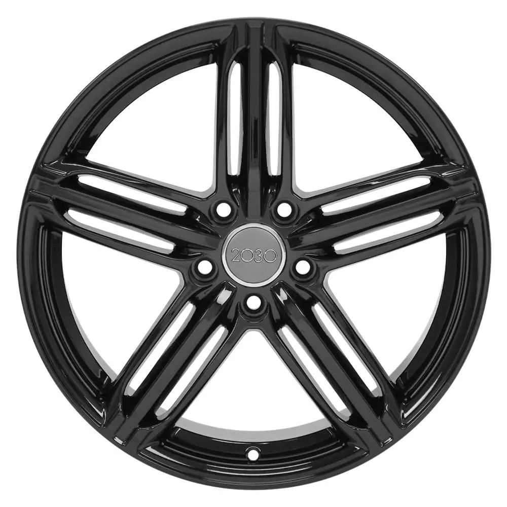 OE Wheels LLC Replica AU12 18X8 5X112 ET 45mm Gloss Black thumbnail 2