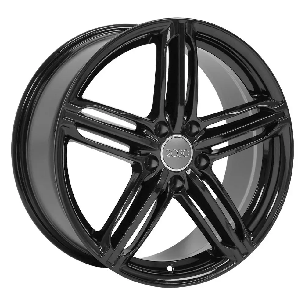OE Wheels LLC Replica AU12 18X8 5X112 ET 45mm Gloss Black