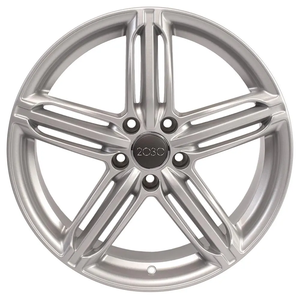 OE Wheels LLC Replica AU12 18X8 5X112 ET 35mm Silver thumbnail 2