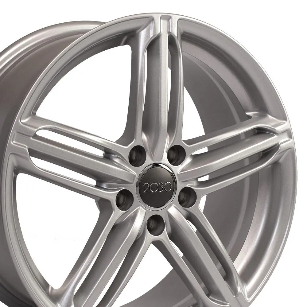 OE Wheels LLC Replica AU12 18X8 5X112 ET 35mm Silver thumbnail 3