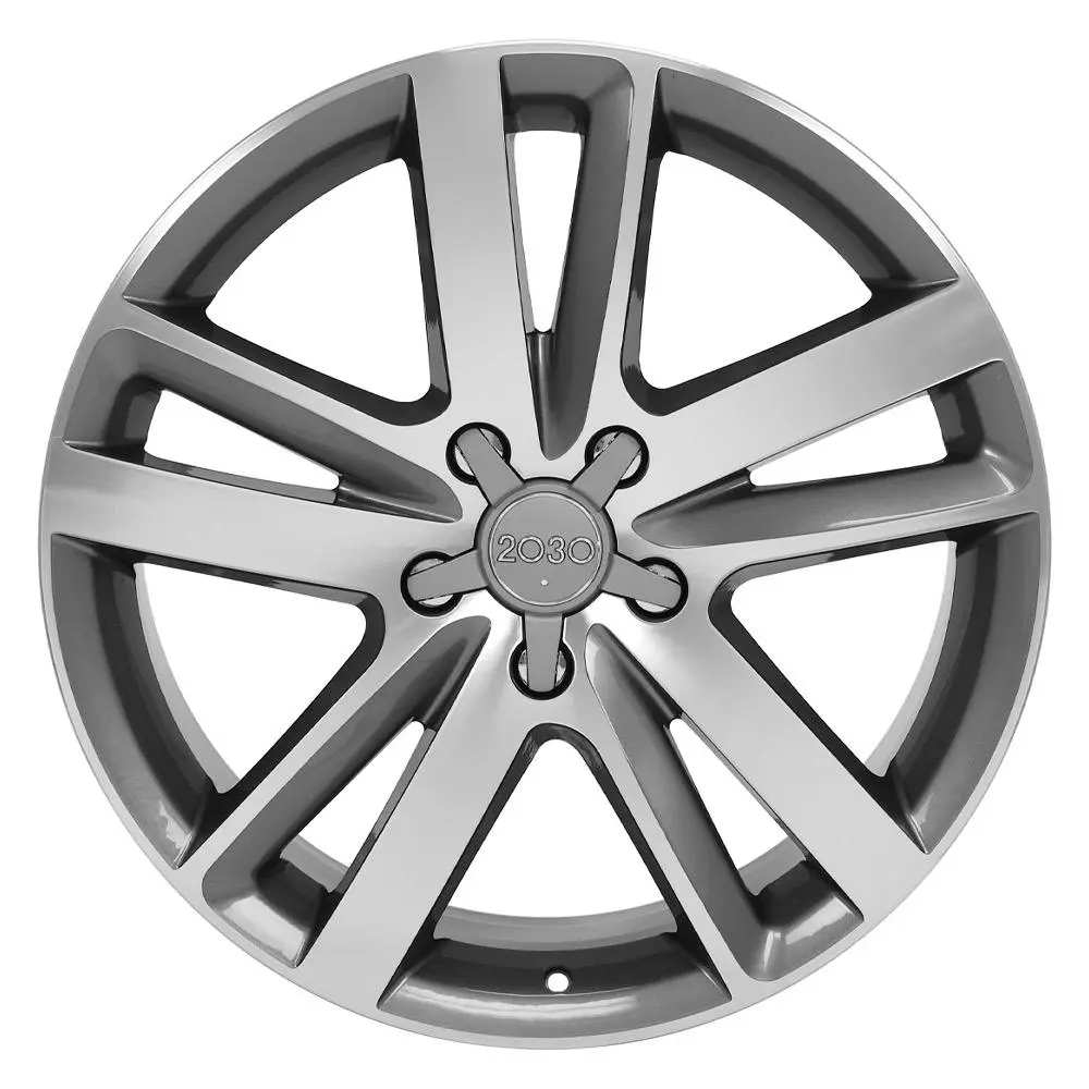 OE Wheels LLC Replica AU20 20X9 5X130 ET 60mm Gunmetal Machined thumbnail 2