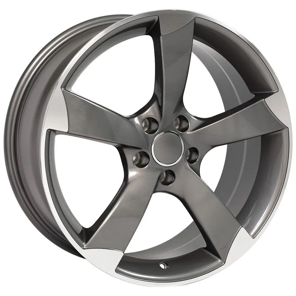 OE Wheels LLC Replica AU29 19X8.5 5X112 ET 35mm Gunmetal Machined