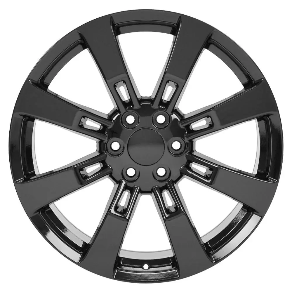 OE Wheels LLC Replica CA82 22X9 6X139.7 ET 31mm Gloss Black miniature 2