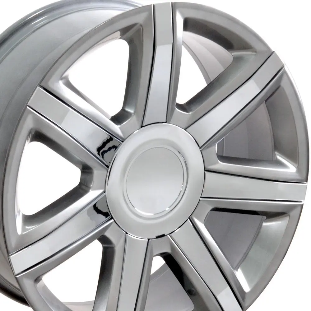 OE Wheels LLC Replica CA87 22X9 6X139.7 ET 31mm Hyper Silver thumbnail 2