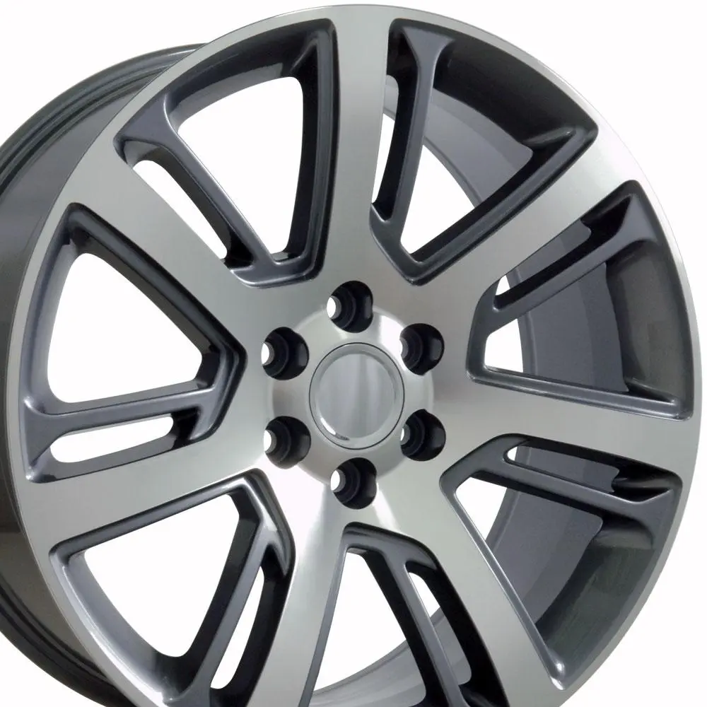 OE Wheels LLC Replica CA88 22X9 6X139.7 ET 31mm Gunmetal Machined miniature 3