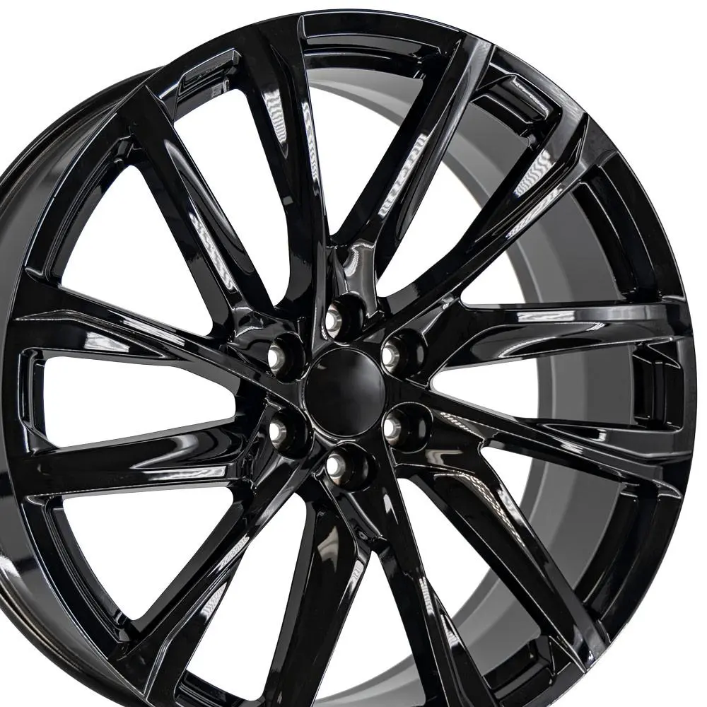 OE Wheels LLC Replica CA90 22X9 6X139.7 ET 28mm Gloss Black thumbnail 3
