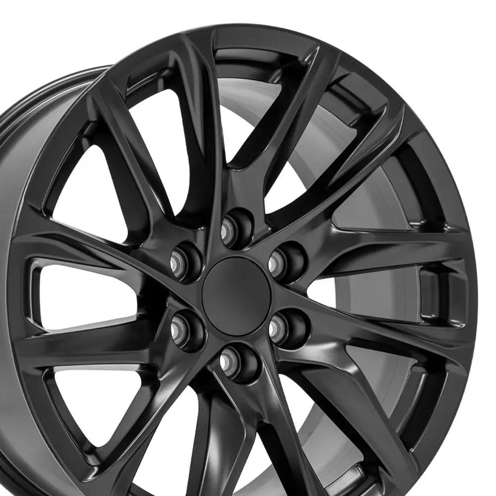 OE Wheels LLC Replica CA90 20X9 6X139.7 ET 28mm Satin Black miniature 3