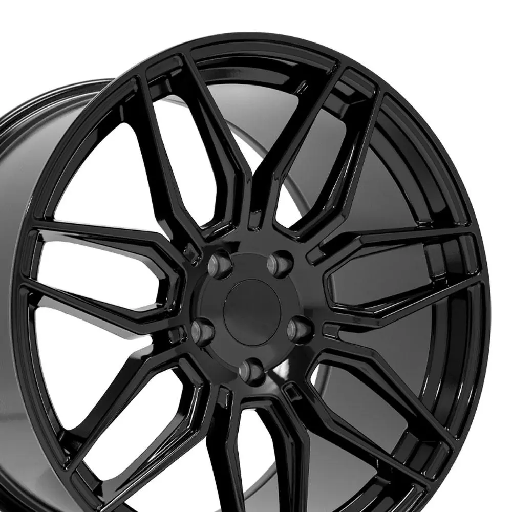 OE Wheels LLC Replica CV03D 19X8.5 5X120 ET 52mm Gloss Black thumbnail 3