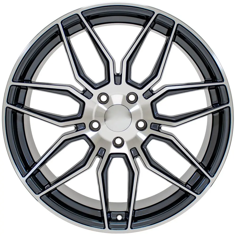 OE Wheels LLC Replica CV03D 19X8.5 5X120 ET 51mm Gloss Gunmetal Machined thumbnail 2
