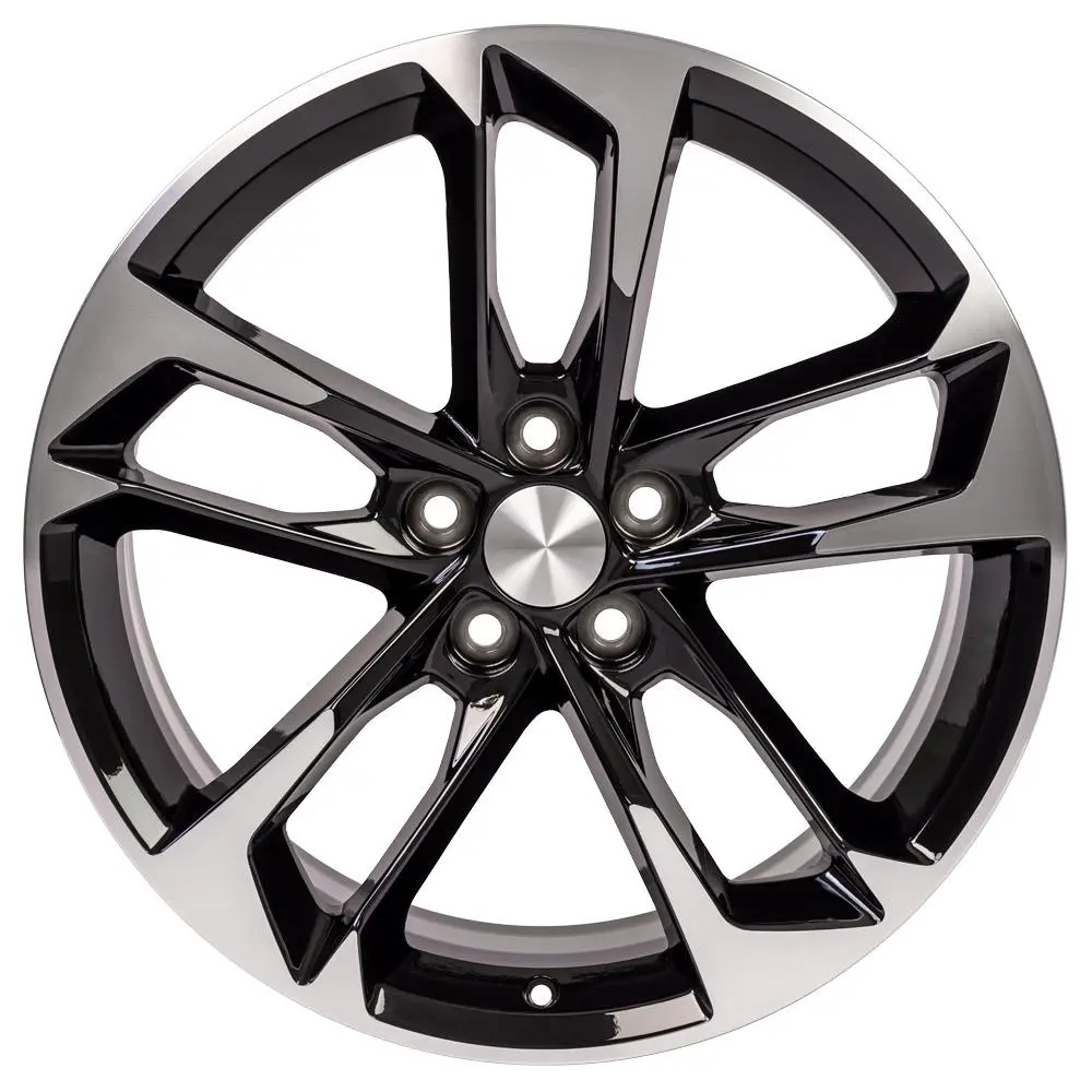 OE Wheels LLC Replica CV29 20X8.5 5X120 ET 25mm Black Machined thumbnail 2