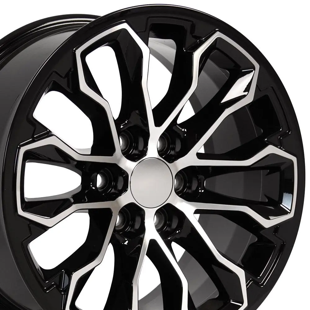 OE Wheels LLC Replica CV54 17X8 6X120 ET 33mm Black Machined thumbnail 3