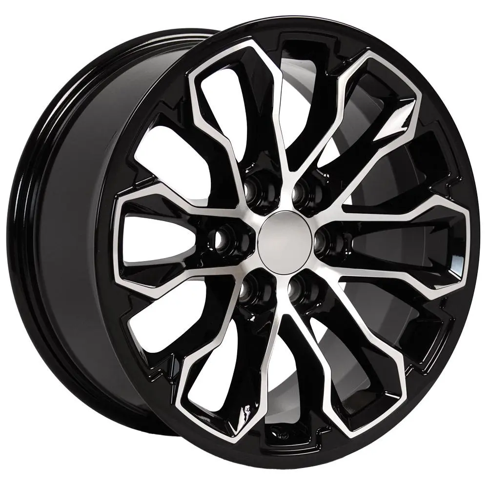 OE Wheels LLC Replica CV54 17X8 6X120 ET 33mm Black Machined