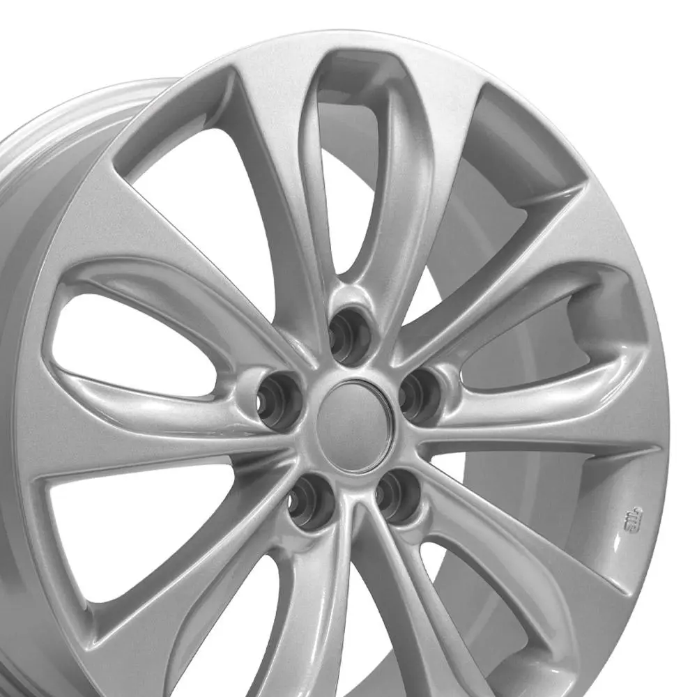 OE Wheels LLC Replica HY02 18X7.5 5X114.3 ET 48mm Silver miniature 3