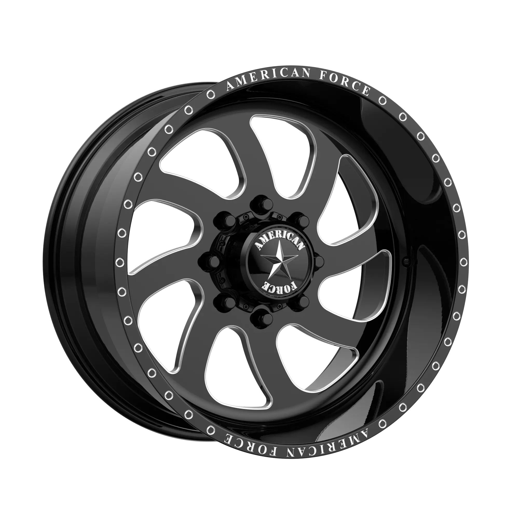American Force AFW Blade 24X11 8X165.1 0mm Gloss Black - image principale du produit