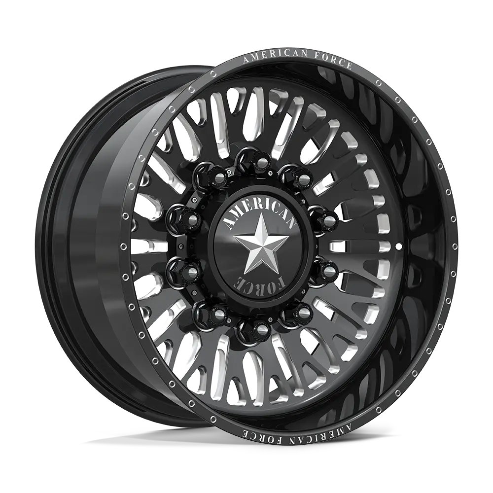 American Force AFW Business 24X8.25 8X200 142mm Gloss Black Mill-Mach - image principale du produit