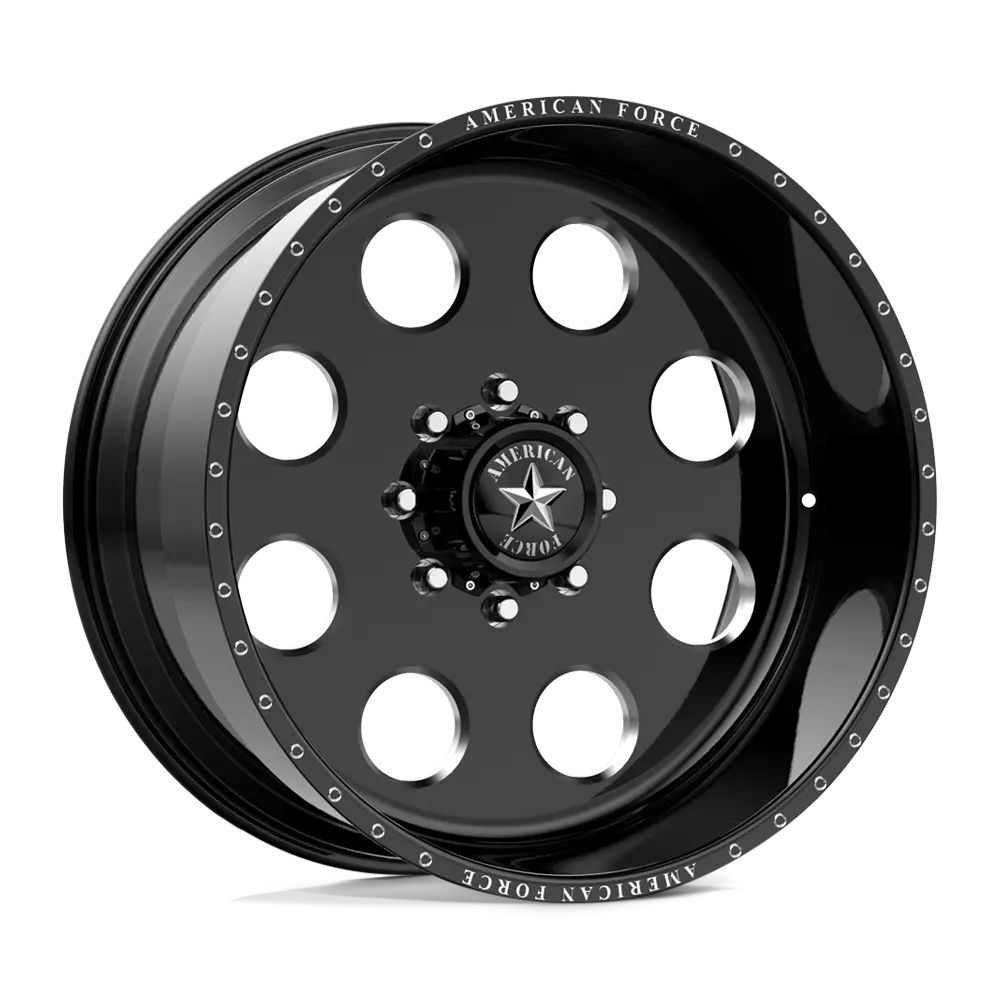 American Force AFW Classic 19.5X6.75 8X165.1 Gloss Black