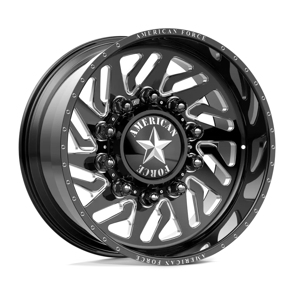 American Force AFW Derange 24X8.25 8X200 142mm Gloss Black Mill-Mach - image principale du produit