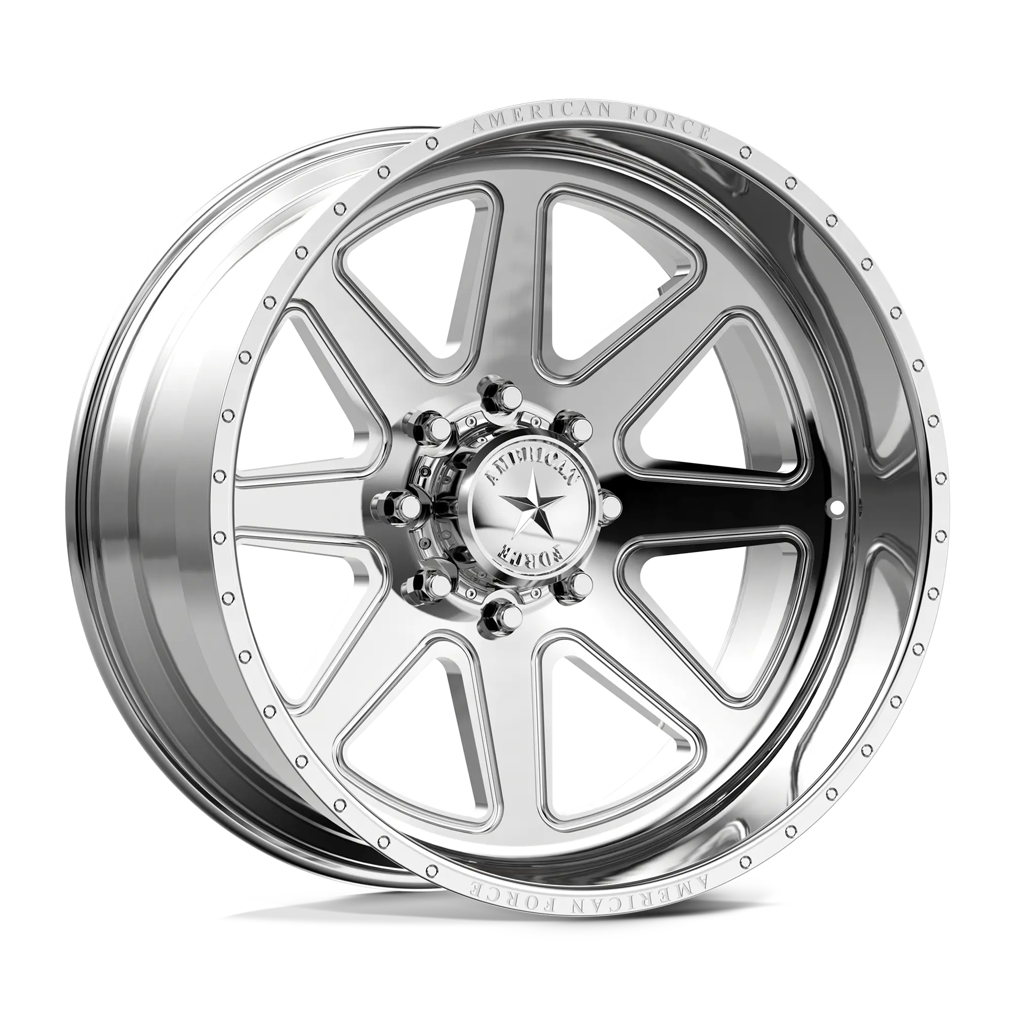 American Force AFW Ridge 24X12 8X165.1 -55mm Polished - main product image