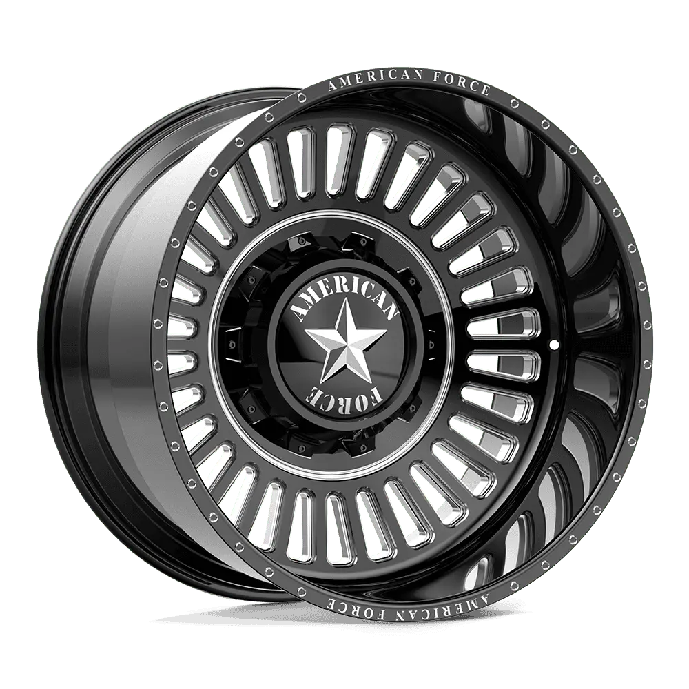 American Force AFW Stealth 24X14 8X165.1 -90mm Gloss Black Mill-Mach - image principale du produit