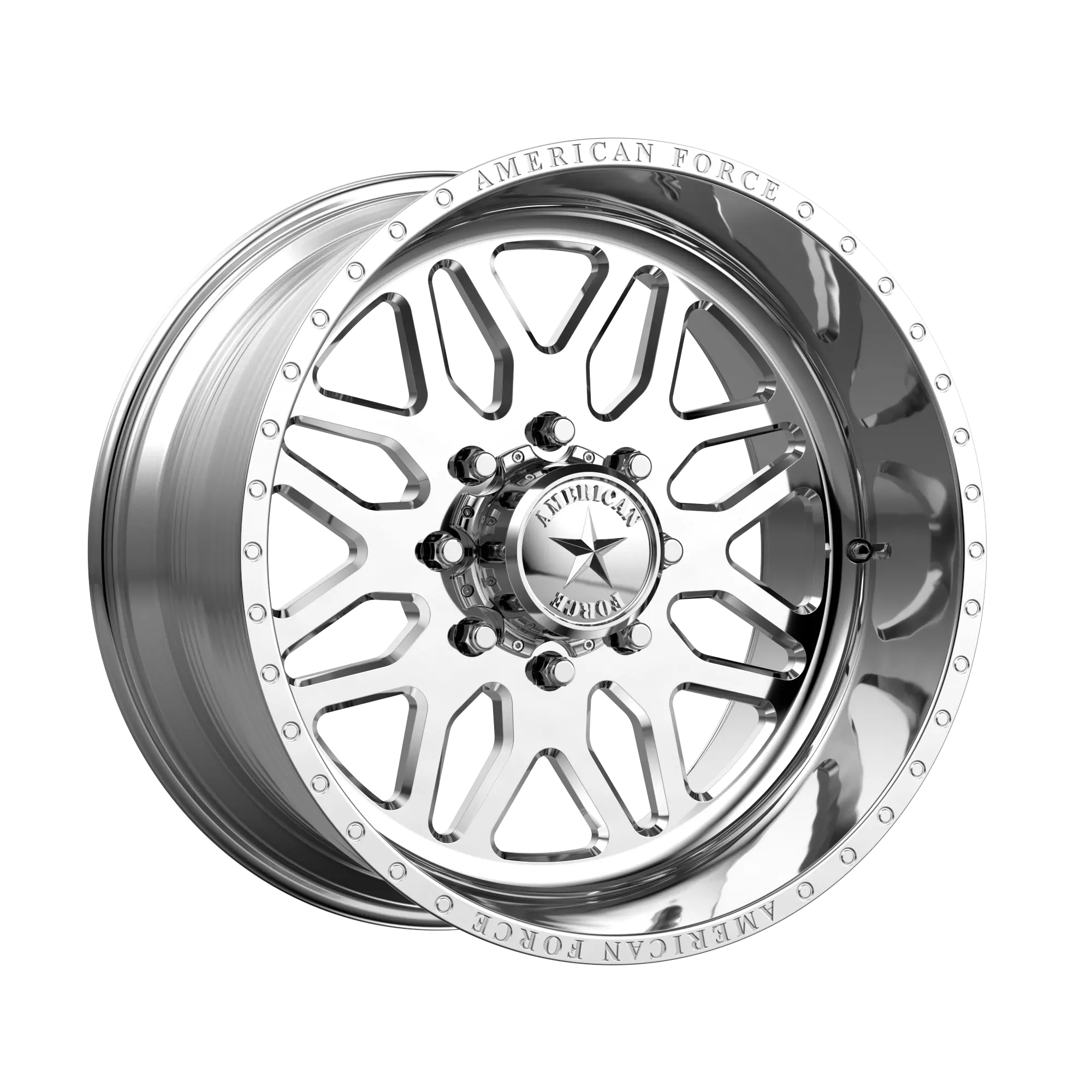American Force AFW Trax 20X12 8X165.1 -40mm Polished - main product image