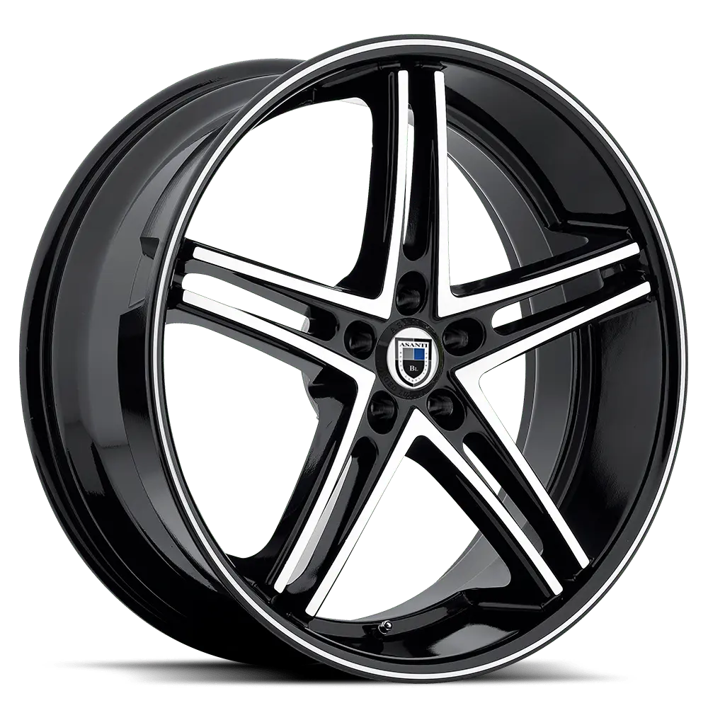 Asanti Black ABL-7 22X9 5X112 32mm Machine Face With Black Lip - image principale du produit