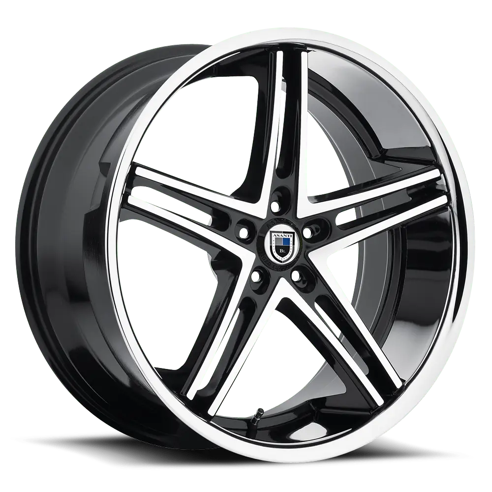Asanti Black ABL-7 20X8.5 5X120 35mm Machined Face With Ss Lip - image principale du produit