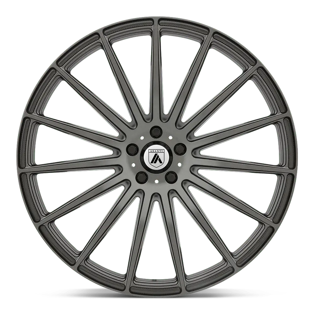 Asanti ABL-14 Polaris 20X9 5X112  35mm Matte Graphite miniature 2