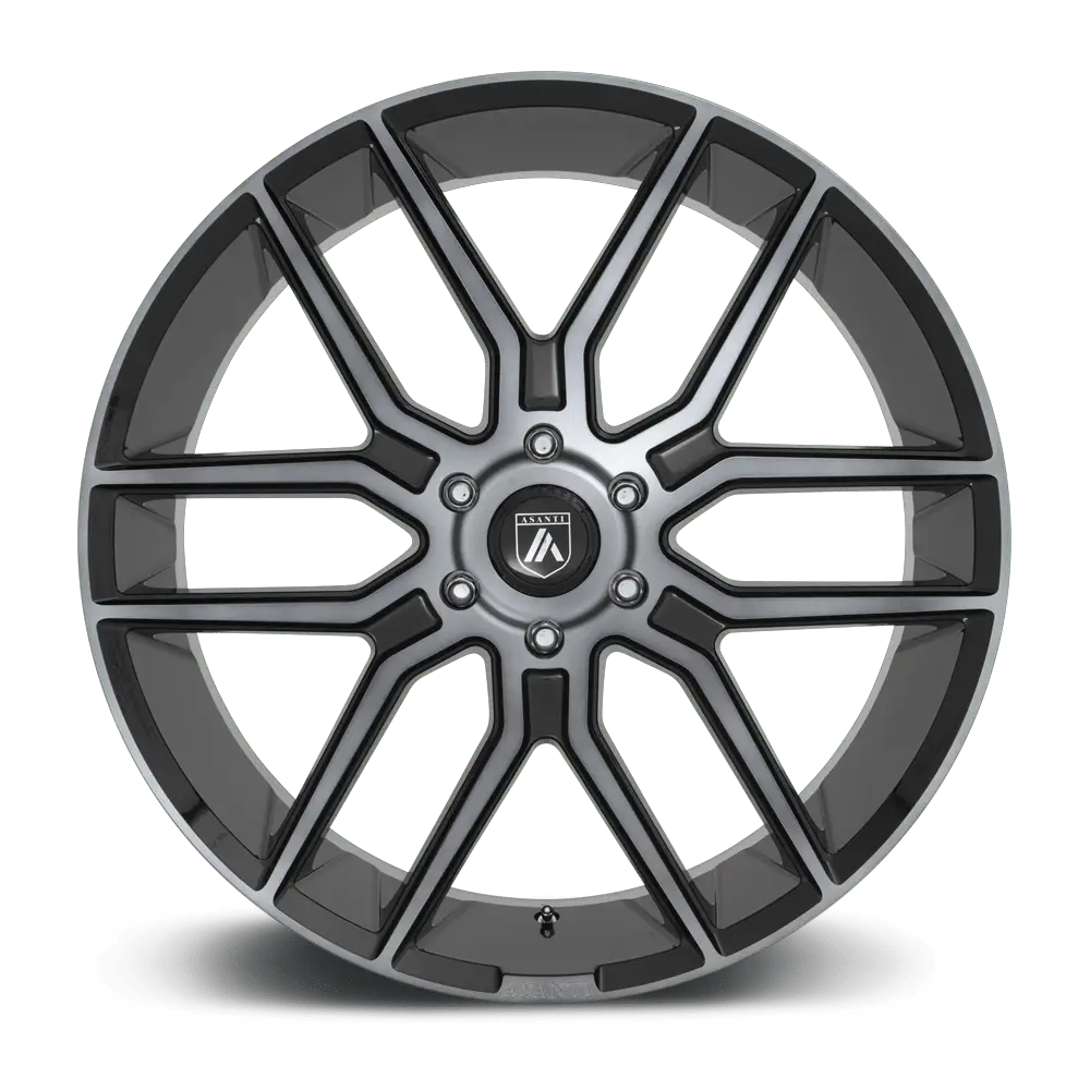 Asanti ABL-28 Baron 20X9 6X135  30mm Gloss Black With Gray Tint miniature 2