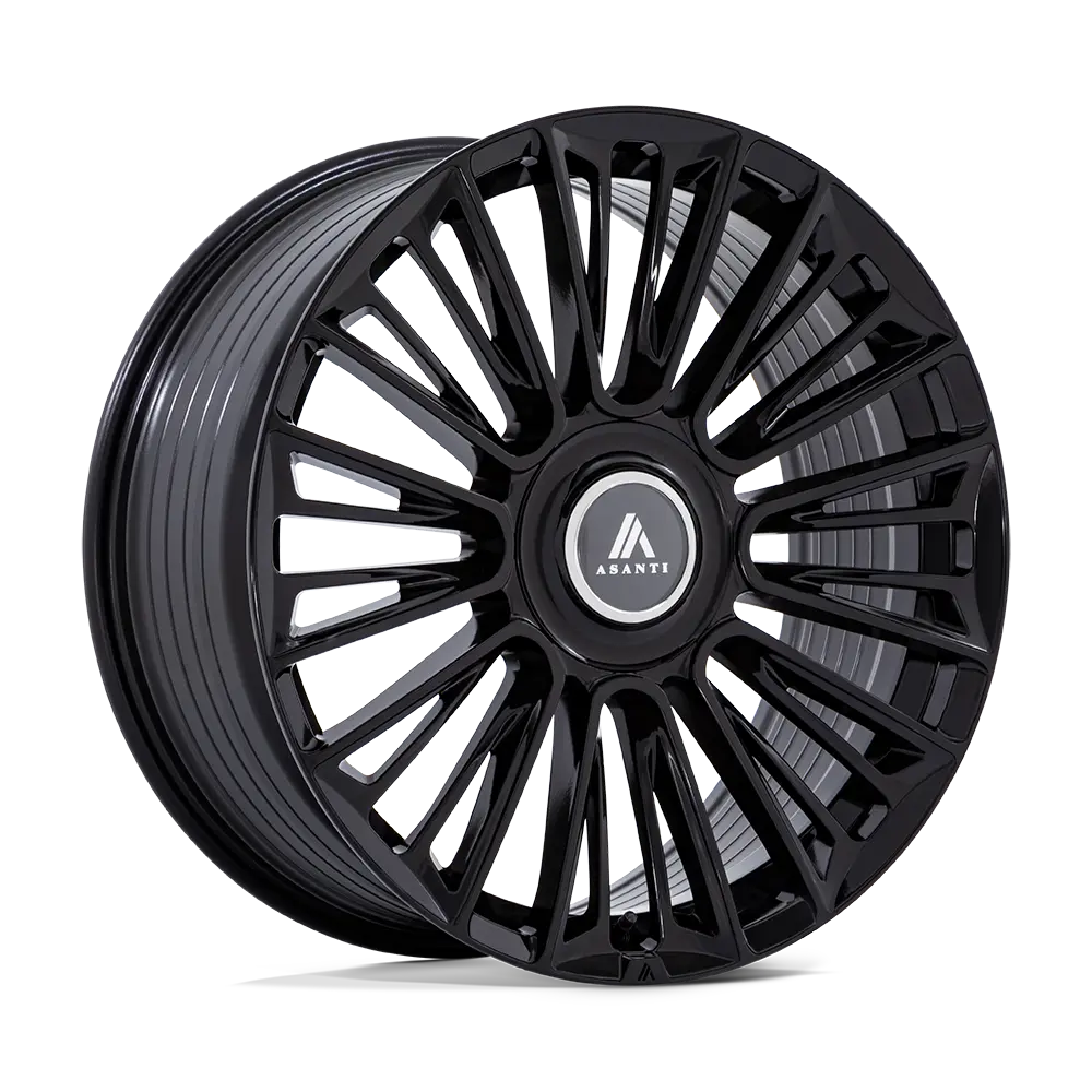 Asanti Black AB049 Premier 22X9.5 5X120/5X127 30mm Gloss Black - main product image
