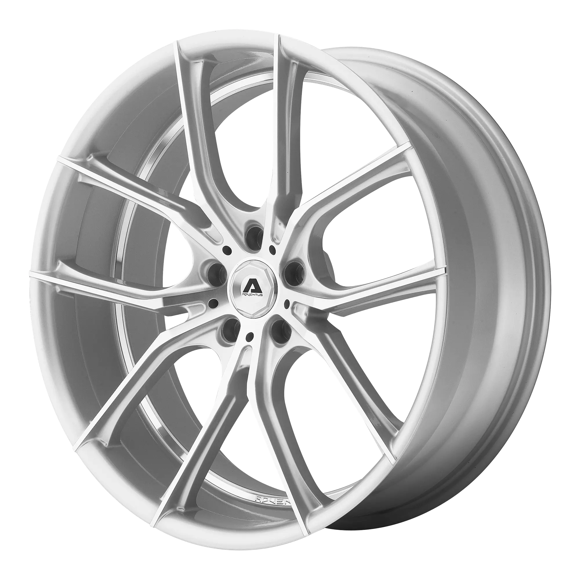 Adventus AVX-6 20X10 5X114.3 40mm Silver Machined - image principale du produit