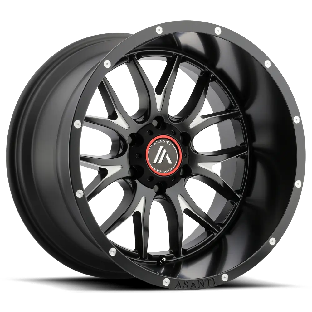 Asanti AB807 Carbine 20X9 8X180  18mm Satin Black Milled - image principale du produit
