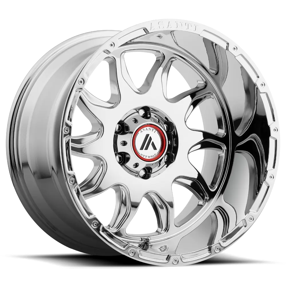 Asanti AB810 Ballistic 22X12 8X180 -44 mm Chrome - image principale du produit