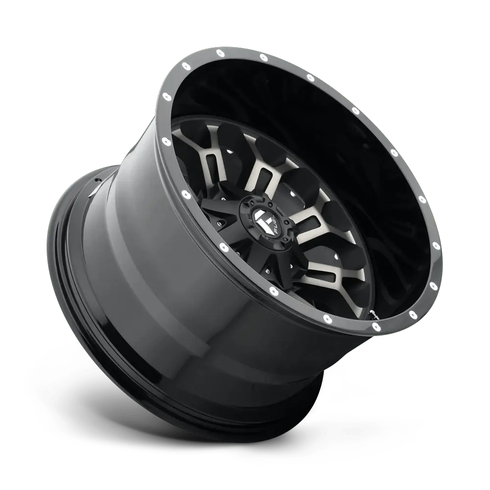Fuel Off-Road D561 Crush 18X9 8X165.1 ET 1mm Gloss Machined Double Dark Tint thumbnail 2