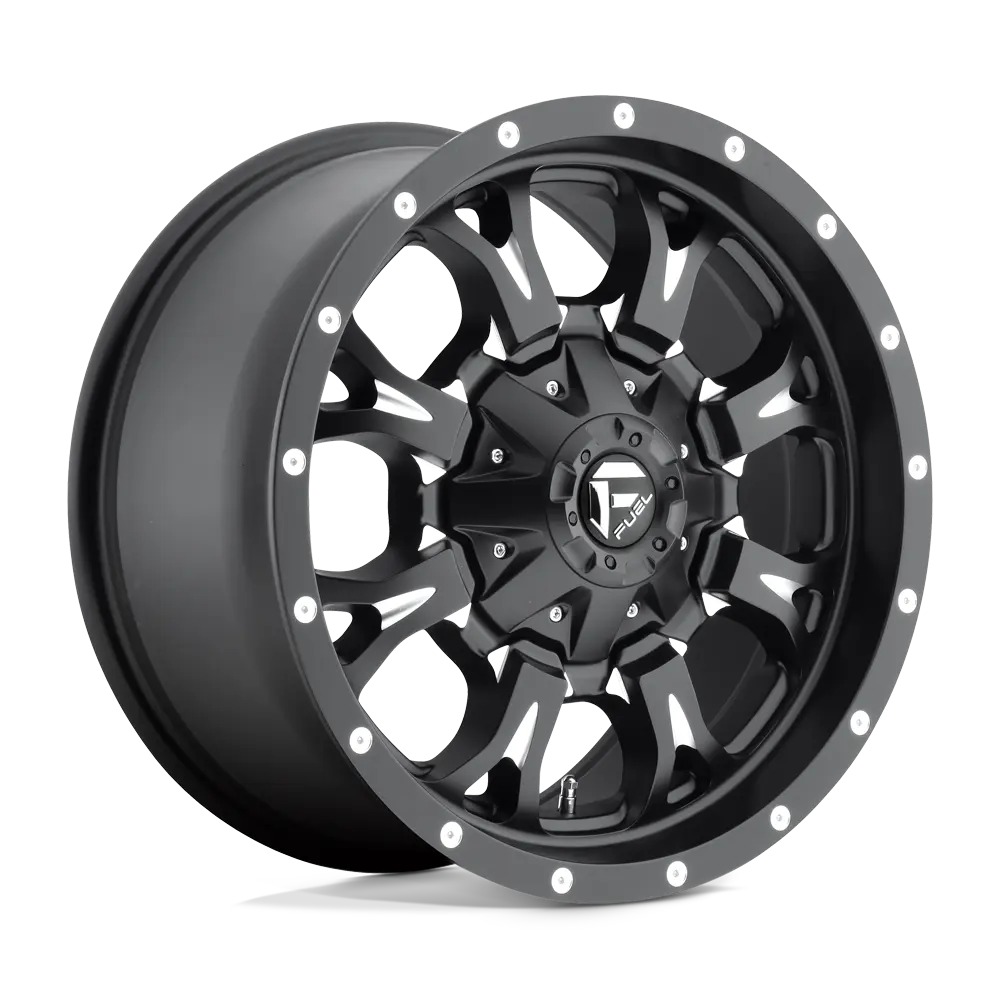 Fuel Off-Road D517 Krank 17X9 5X127 / 5X135 ET 1mm Matte Black Milled