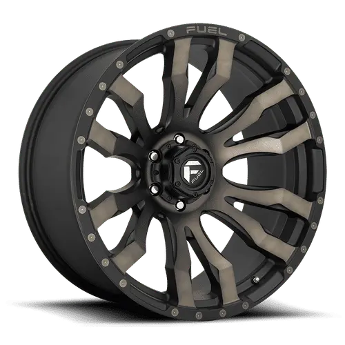 Fuel Off-Road D674 Blitz 16X8 5X139.7 ET 1mm Matte Black Double Dark Tint