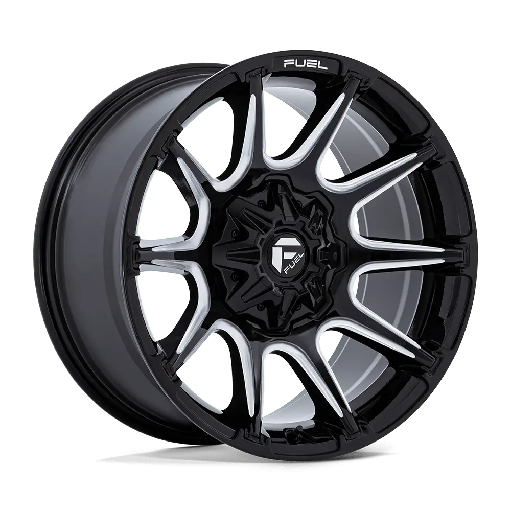 Fuel Off-Road FC880 Super C 20X9 8X165.1 ET 1mm Gloss Black Milled